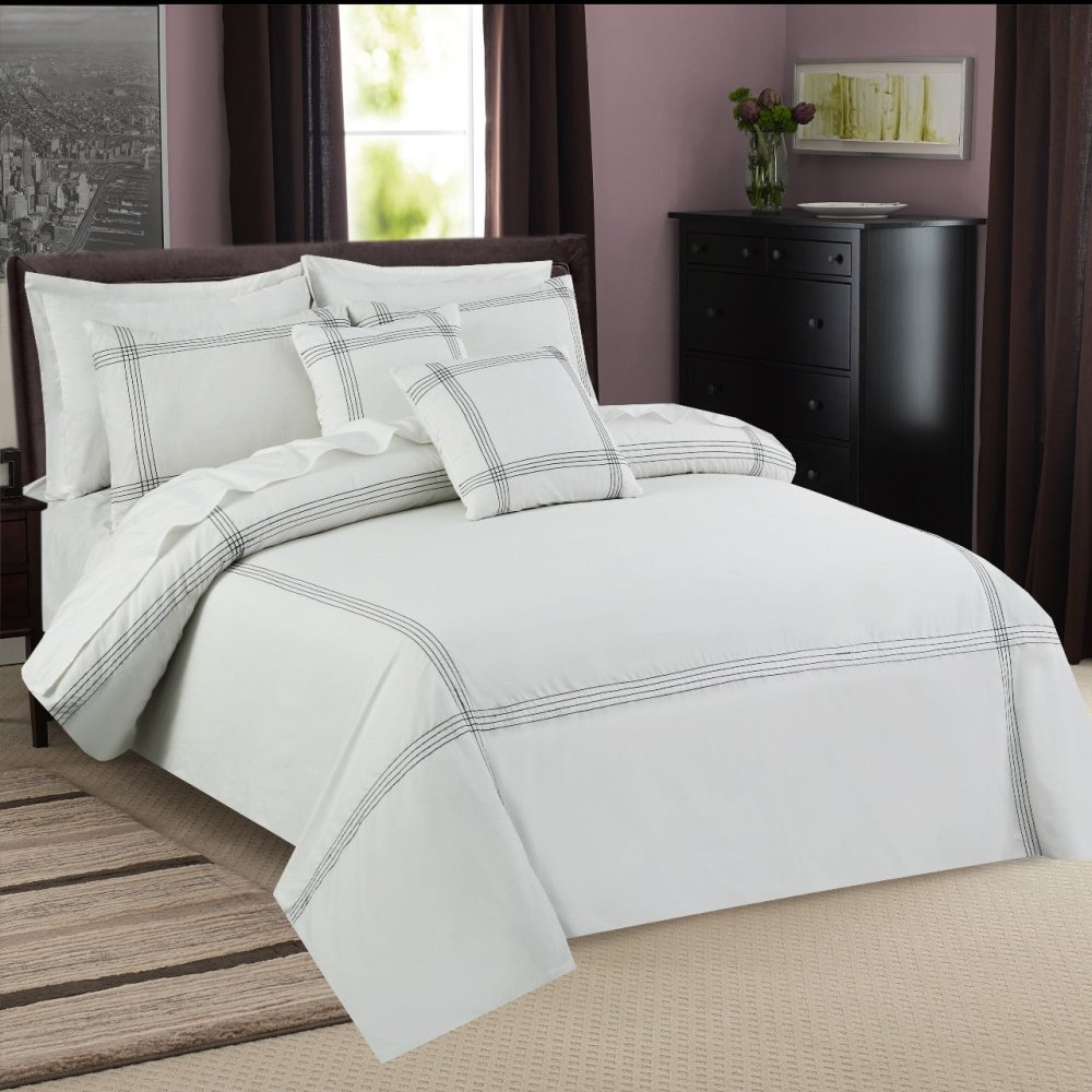 8 PCS LUXURY DUVET SET - 1265 - myhomestyle.pk