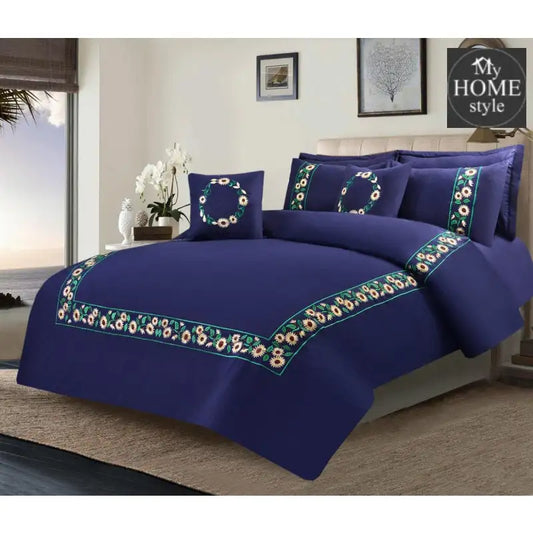 8 Pc's Luxury Embroidered Duvet Creative Design 02 - myhomestyle.pk