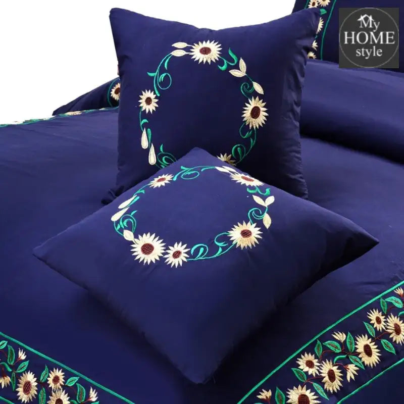 8 Pc's Luxury Embroidered Duvet Creative Design 02 - myhomestyle.pk