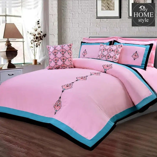 8 Pc's Luxury Embroidered Duvet Creative Design - myhomestyle.pk