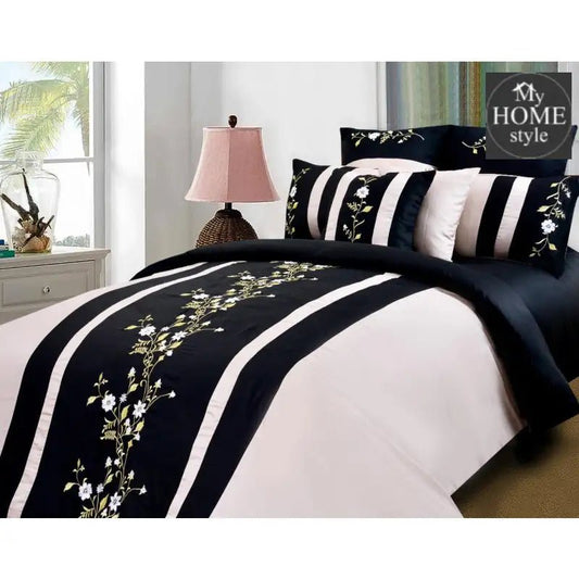 8 PCS Luxury Embroidered Duvet Set 02 - myhomestyle.pk