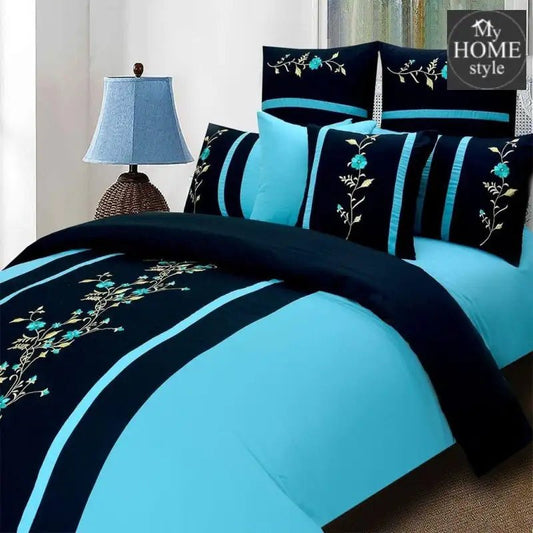 8 PCS Luxury Embroidered Duvet Set - myhomestyle.pk