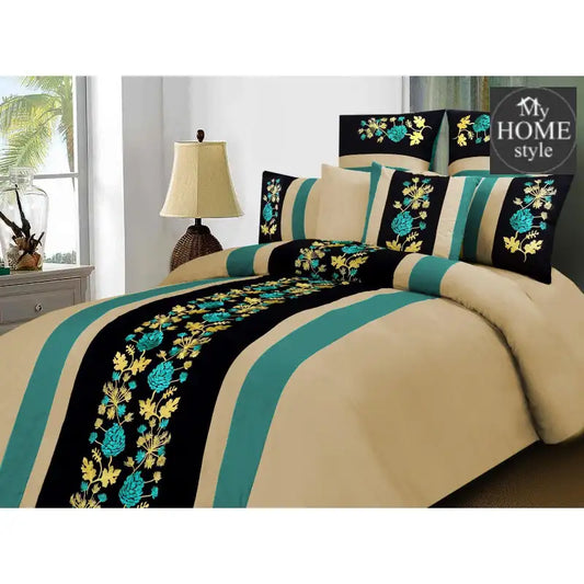 8 PCS Luxury Embroidered Duvet Set - myhomestyle.pk