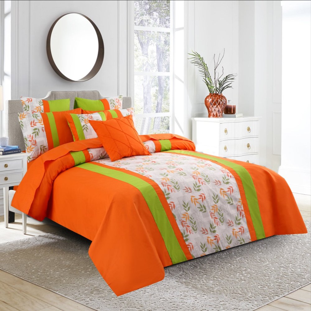 8 PCS LUXURY PRINTED DUVET SET - myhomestyle.pk