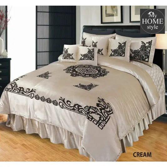 8 PCS LUXURY VELVET DUVET SET - myhomestyle.pk