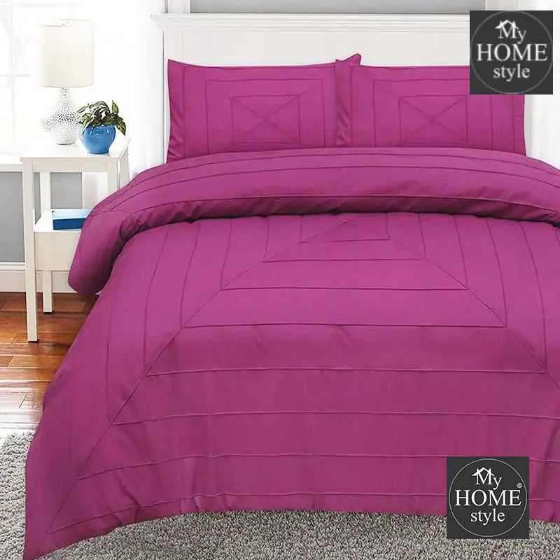 8 Pcs Pinch Rectangular Bed Set Covers Only - myhomestyle.pk