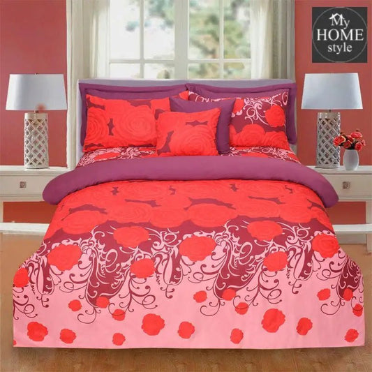 8 PC's Printed Duvet Set - myhomestyle.pk