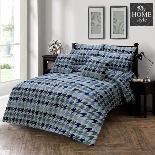 8 PC'S PRINTED DUVET SET 832 - myhomestyle.pk