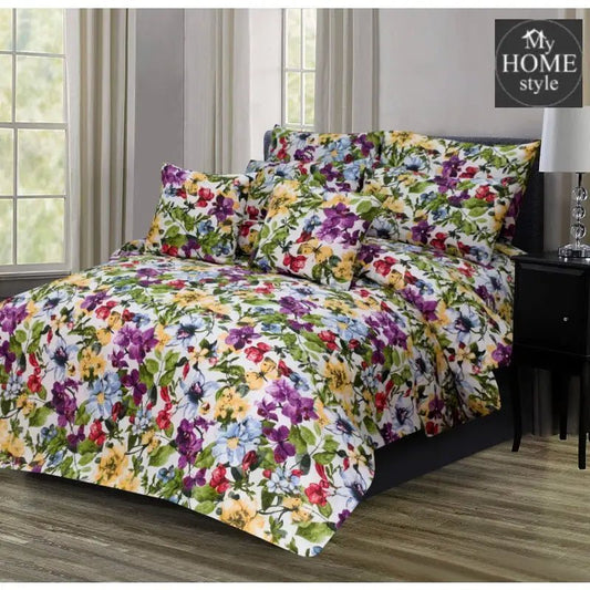 8 PC'S PRINTED DUVET SET 841 - myhomestyle.pk