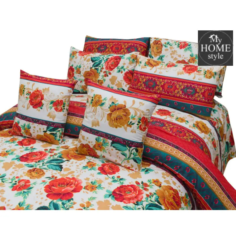 8 Pc’s Printed Duvet Set 842