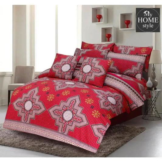 8 PC'S PRINTED DUVET SET 843 - myhomestyle.pk