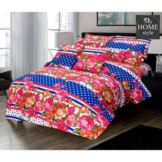 8 PC'S PRINTED DUVET SET 845 - myhomestyle.pk