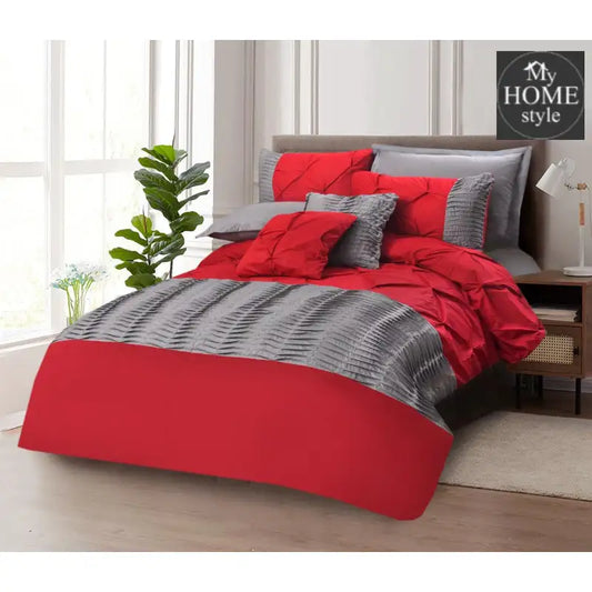 8 pcs Twisted Pleated Duvet Set 01 - myhomestyle.pk