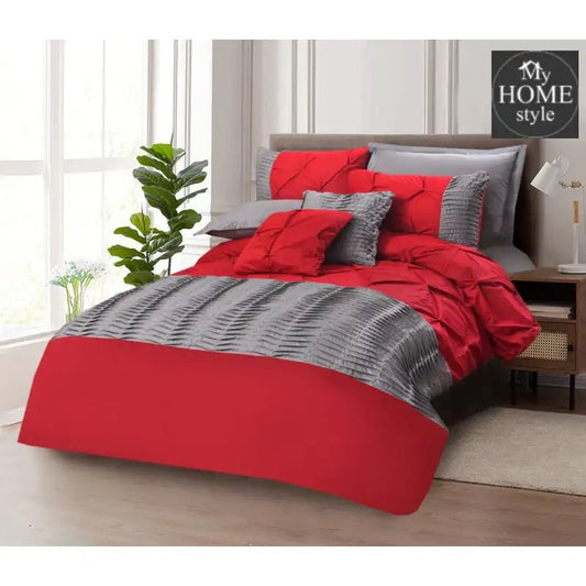 8 pcs Twisted Pleated Duvet Set 01 SC - myhomestyle.pk