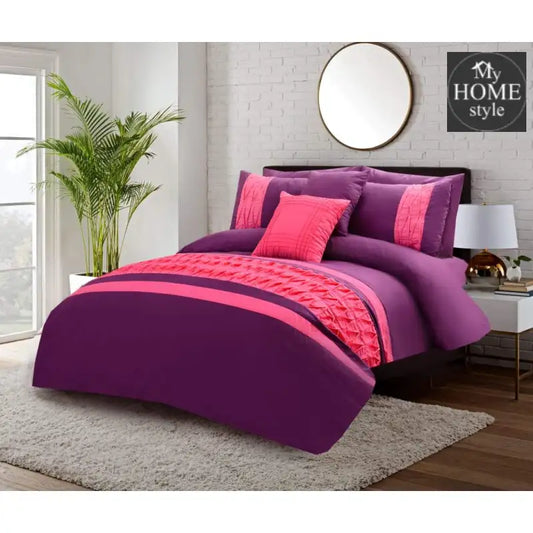 8 pcs Twisted Pleated Duvet Set - myhomestyle.pk