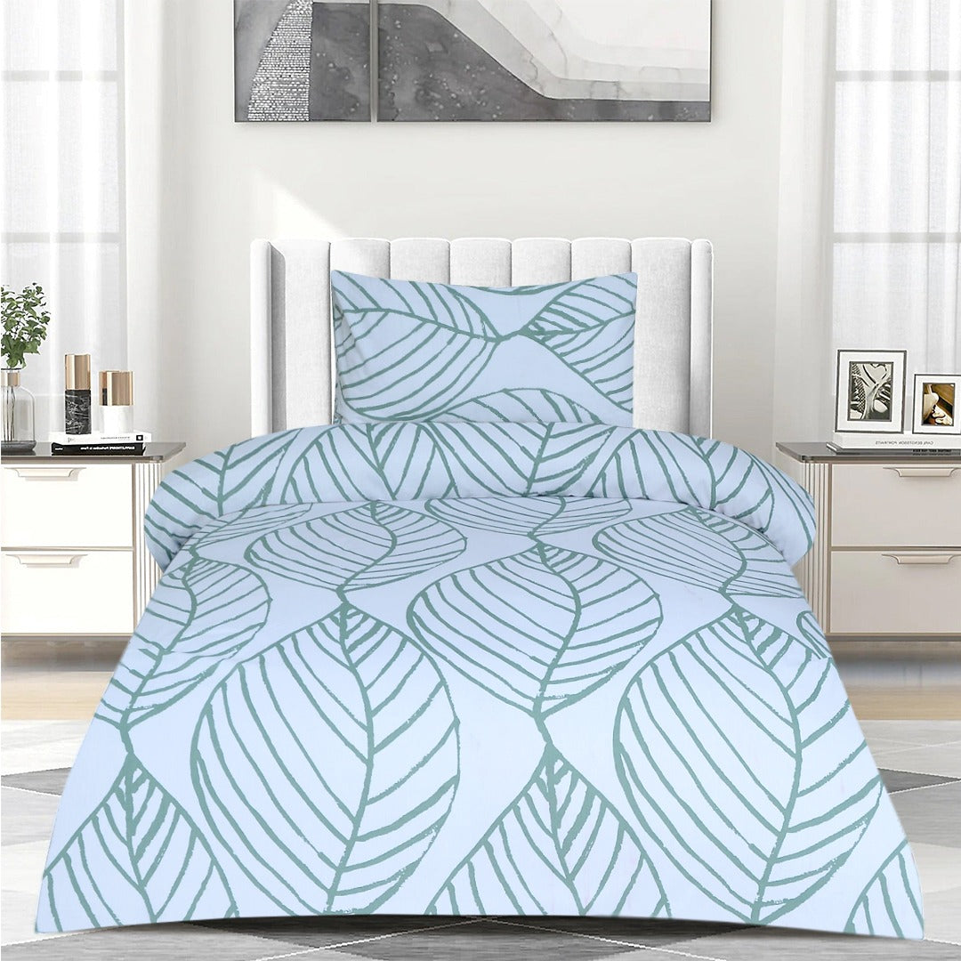 2 Pcs Printed Bed Sheet MHS-1199