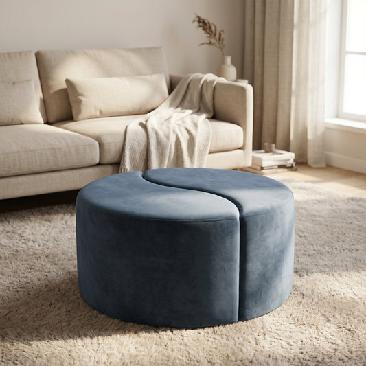 Harmony Split Pouf Stool - 1576