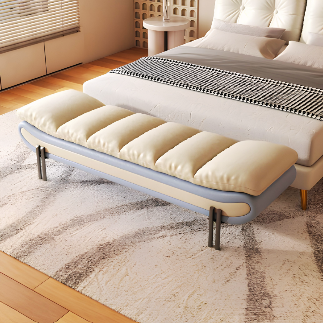 Itallian High End Pouffe Bench - 1603