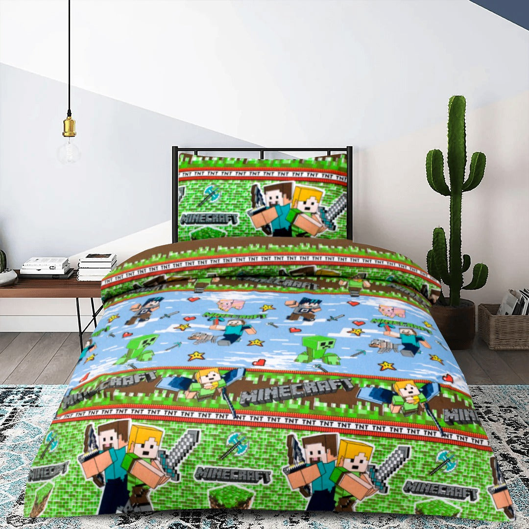 2 Pcs Printed Bed Sheet MHS-853