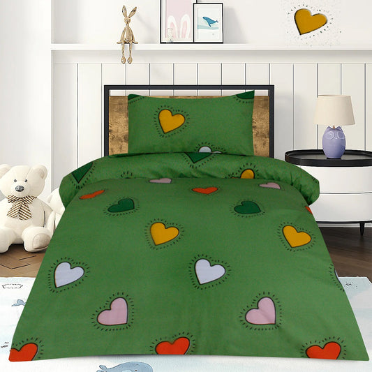 2 Pcs Printed Bed Sheet MHS-955