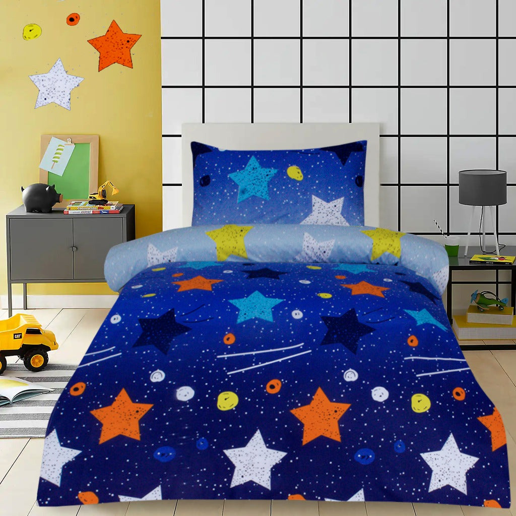 2 Pcs Printed Bed Sheet MHS-976