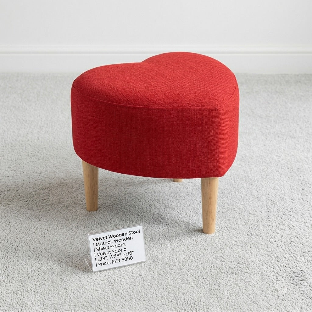 Heart Shaped Single Seater Stool - 1588