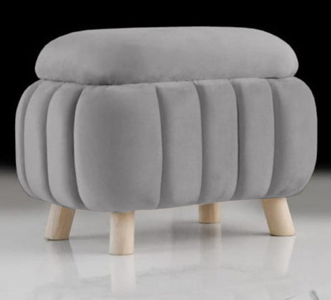 Rectangular Single Ottoman Luxury Stool Set - 1443