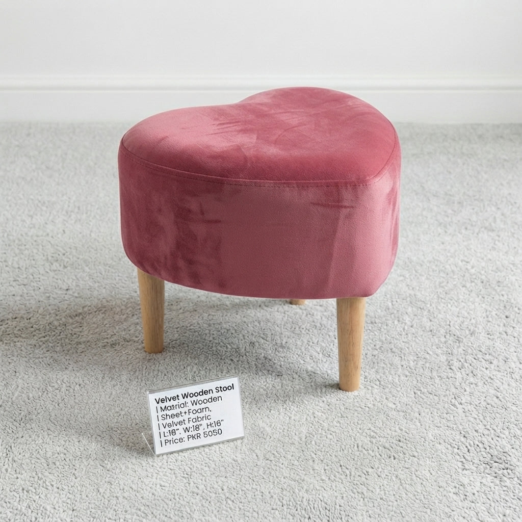 Heart Shaped Single Seater Stool - 1588