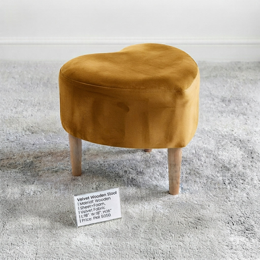 Heart Shaped Single Seater Stool - 1588