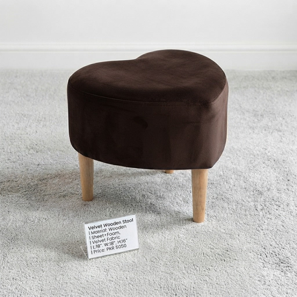 Heart Shaped Single Seater Stool - 1588