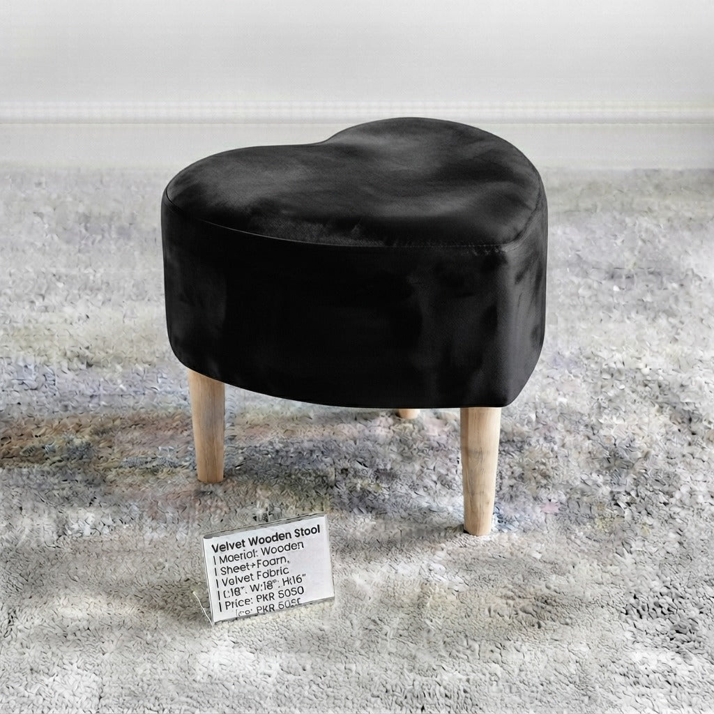 Heart Shaped Single Seater Stool - 1588
