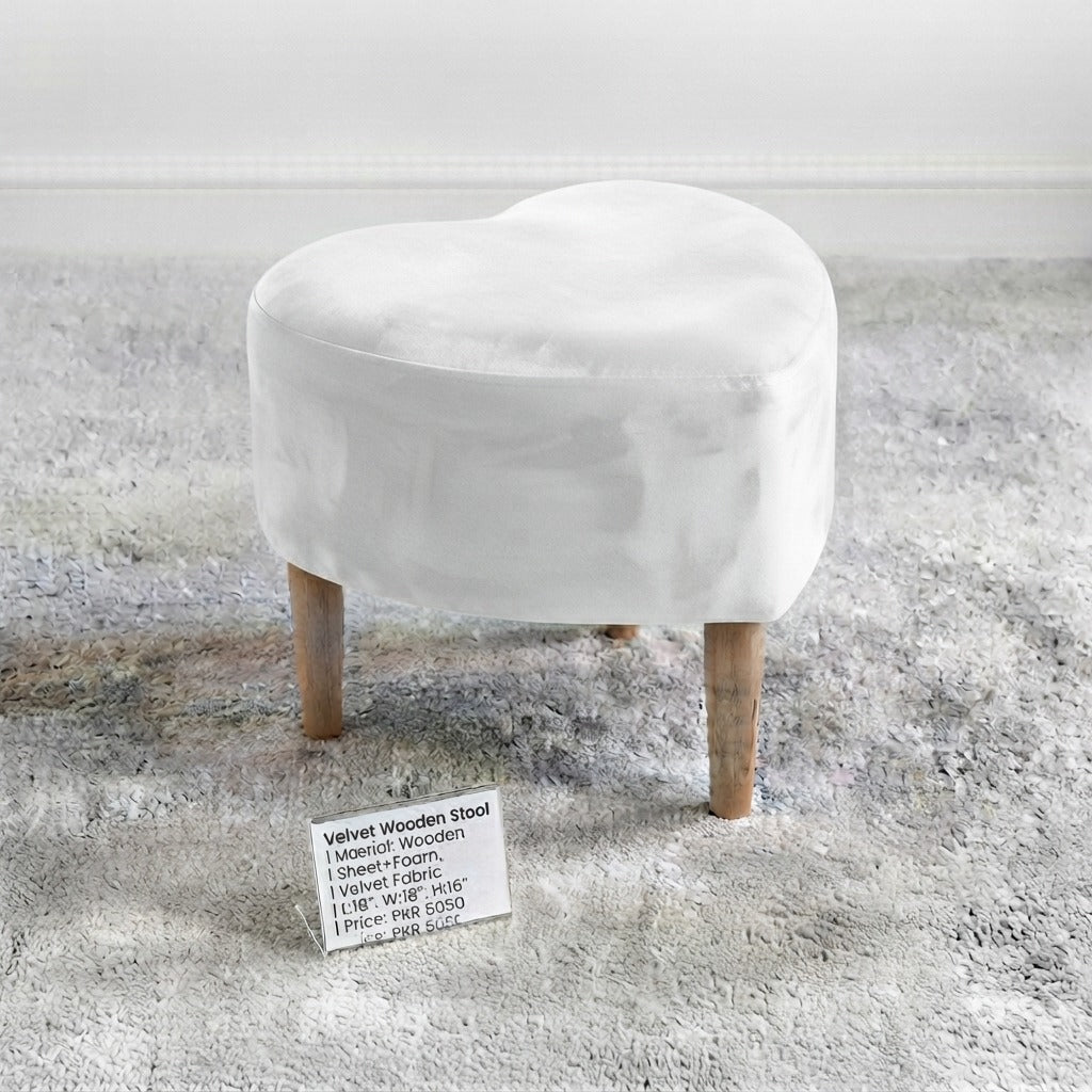 Heart Shaped Single Seater Stool - 1588
