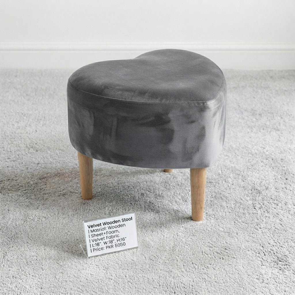 Heart Shaped Single Seater Stool - 1588