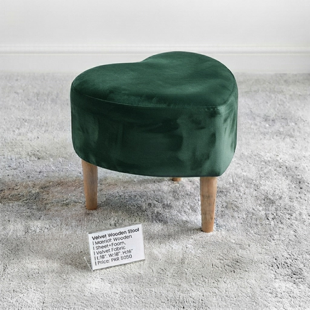 Heart Shaped Single Seater Stool - 1588