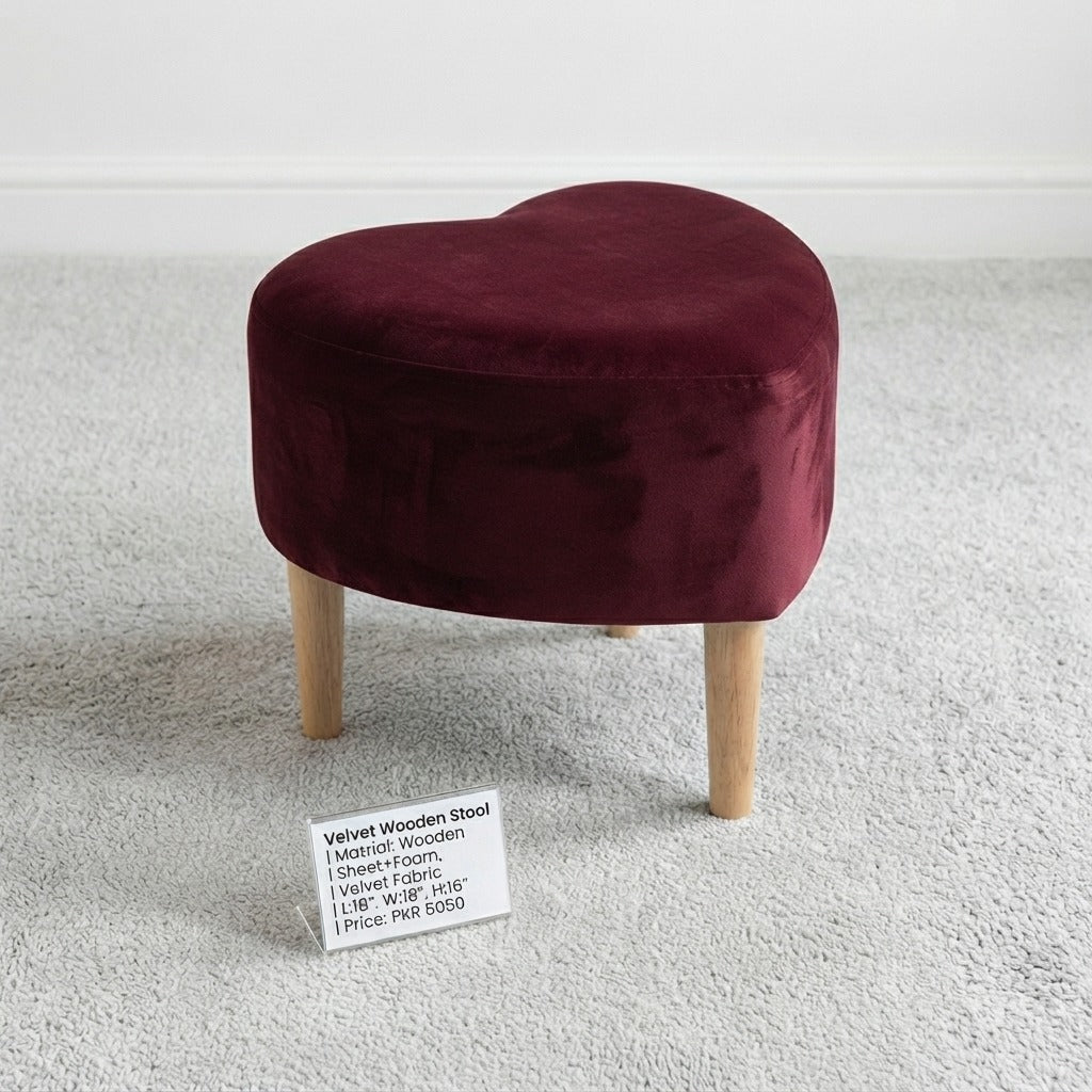 Heart Shaped Single Seater Stool - 1588