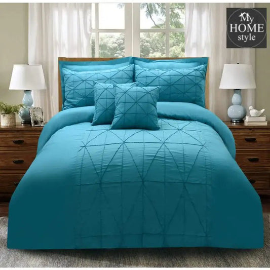 Bead 12 Design Pleated Duvet set - myhomestyle.pk