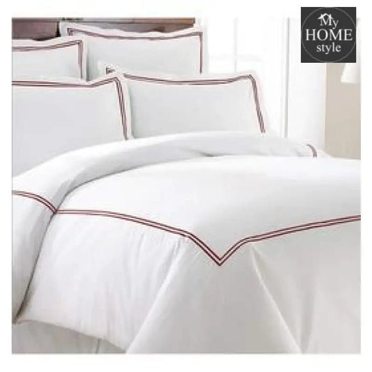 British Maroon - Baratta Duvet Set - myhomestyle.pk