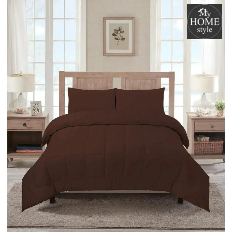 Choclate Brown Summer Comforter - myhomestyle.pk