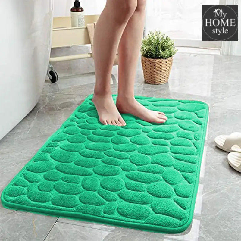 Cobblestone Embossed Bathroom Bath Mat - 031