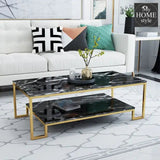 Coffee Table, Charter black and white finish - 1314