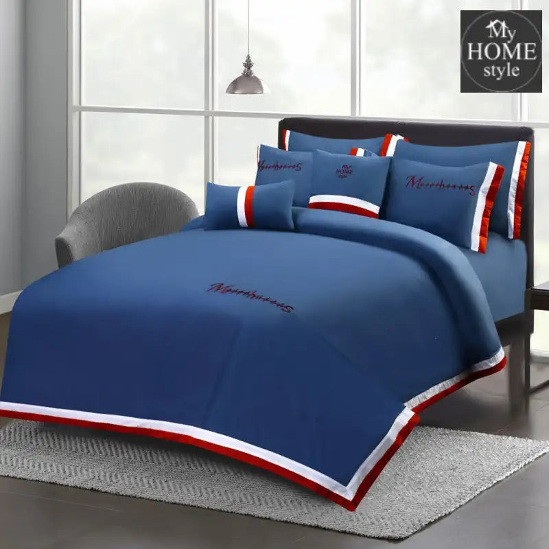 Customizable MY HOME STYLE Embroidered Duvet Set - myhomestyle.pk