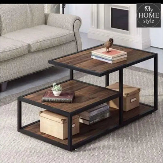 Double Layer Luxury Center Table - 1316 - myhomestyle.pk