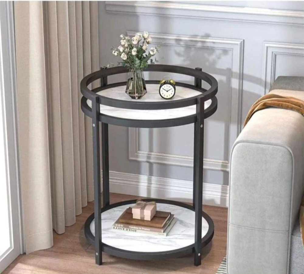 Simple Double Table Double-Layer Simple Coffee Table- 1365 – myhomestyle.pk