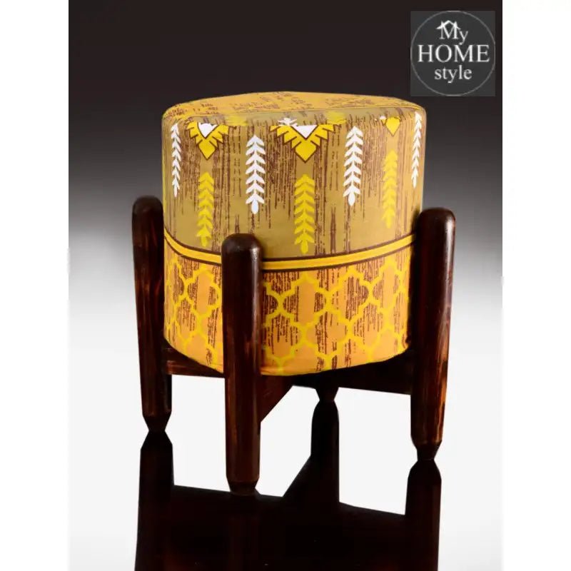 Drone Shape Round stool Printed - 681 - myhomestyle.pk