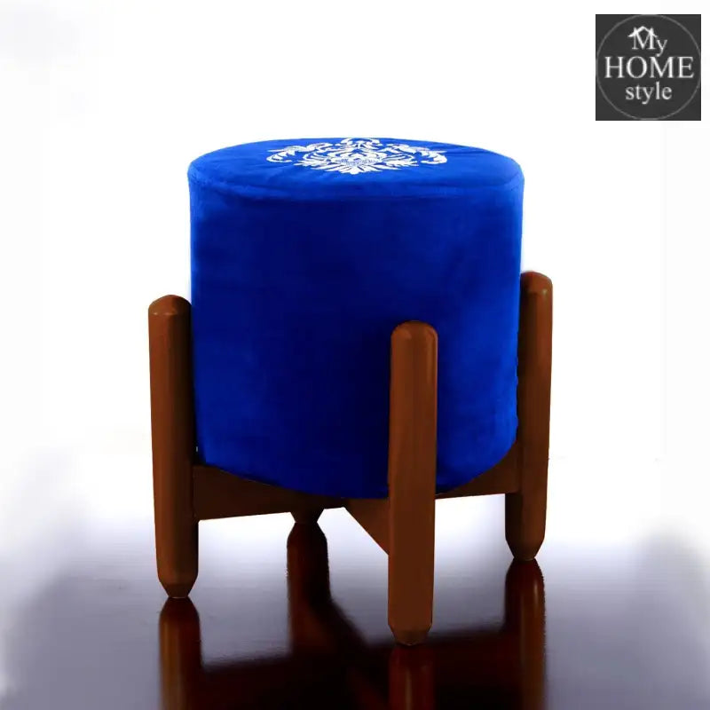 Drone Shape Round stool With Embroidery -371 - myhomestyle.pk