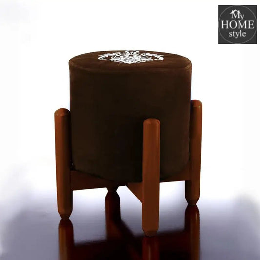 Drone Shape Round stool With Embroidery - 380 - myhomestyle.pk