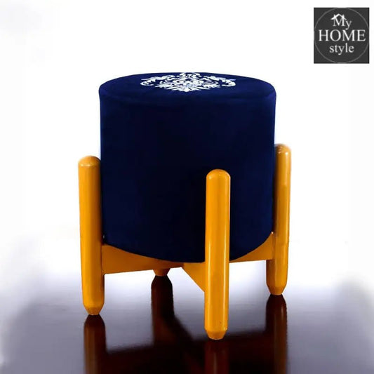 Drone Shape Round stool With Embroidery - 387 - myhomestyle.pk