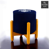Drone Shape Round stool With Embroidery -387 - myhomestyle.pk