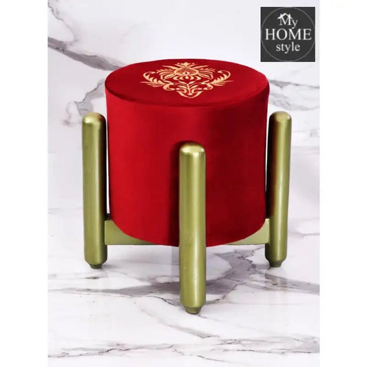 Drone Shape Wooden Stool With Steel Frame - 1085 - myhomestyle.pk