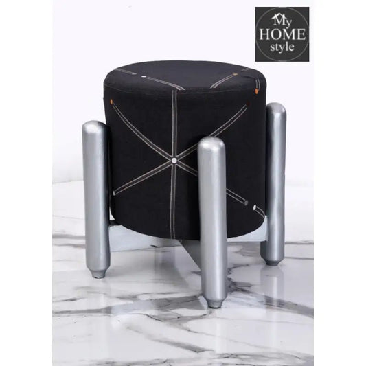 Drone Shape Wooden Stool With Steel Frame - 1086 - myhomestyle.pk